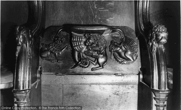 Photo of Worcester, The Cathedral, Misericord c.1965