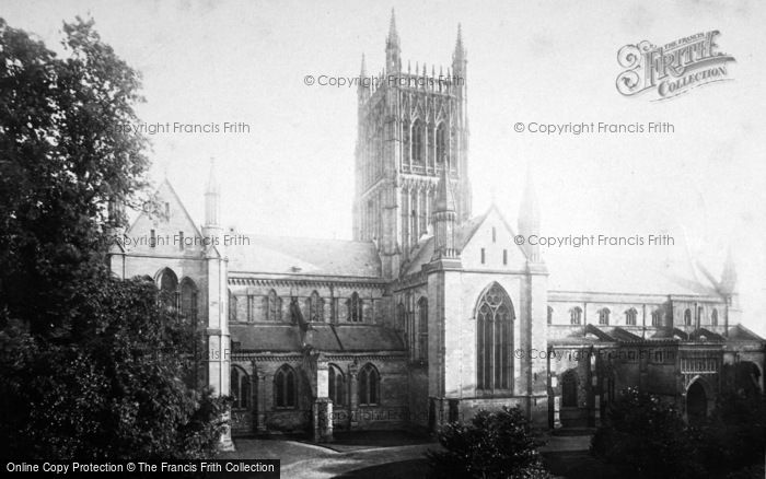 Photo of Worcester, The Cathedral, North Side 1892