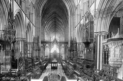 The Cathedral Quire 1891, Worcester