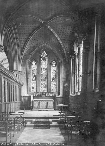 Photo of Worcester, The Cathedral, St John's Chapel 1907