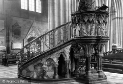 The Cathedral, The Pulpit 1893, Worcester
