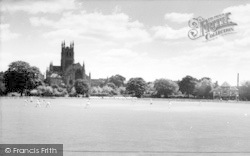 The County Cricket Ground c.1965, Worcester