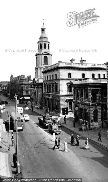 Photo of Worcester, The Cross c.1960