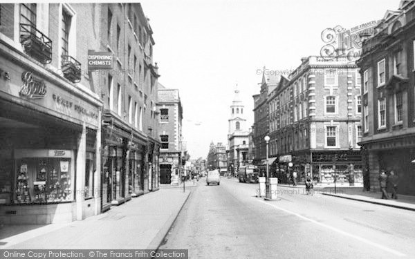 Photo of Worcester, The High Street c.1960