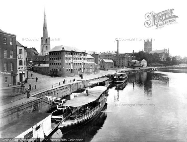 Photo of Worcester, The Quay 1923