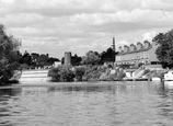 The River Severn And Old Water Tower c.1960, Worcester