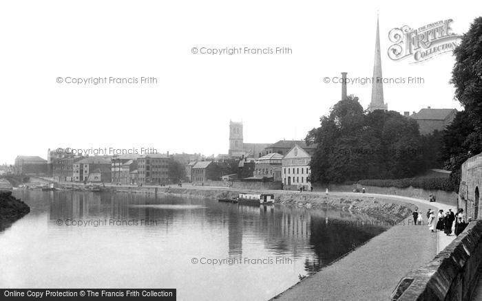 Photo of Worcester, The Riverside 1910