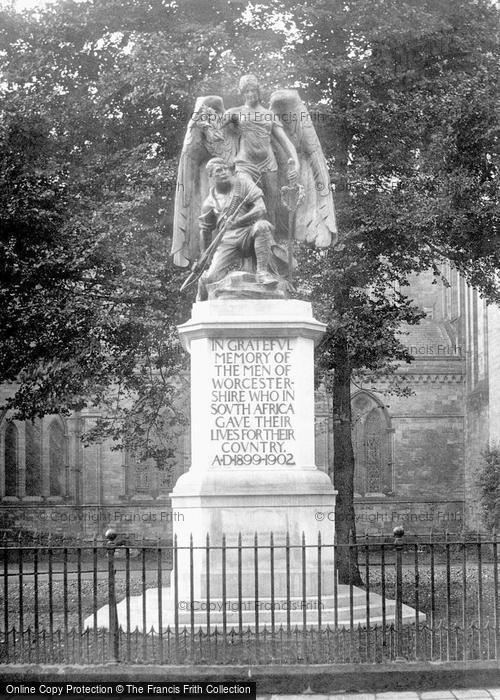 Photo of Worcester, The South African War Memorial 1907