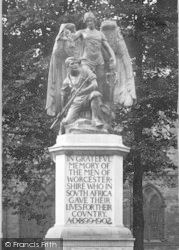 The South African War Memorial 1907, Worcester