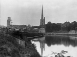 The View From The River Severn 1923, Worcester