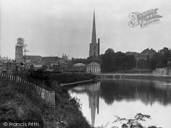 The View From The River Severn 1923, Worcester