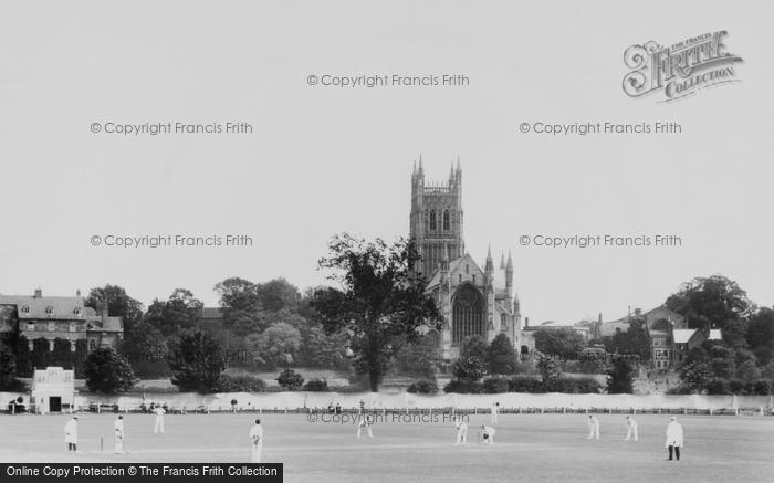 Photo of Worcester, Worcestershire v Surrey Cricket Match 1907