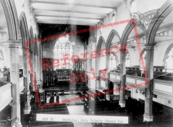 Holy Trinity Church Interior c.1965, Wordsley