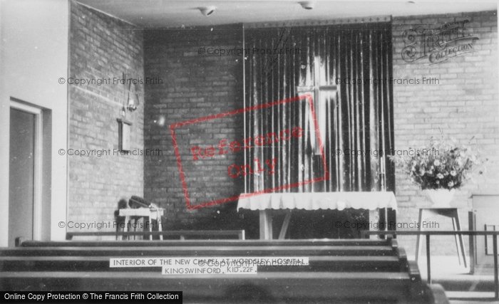 Photo of Wordsley, Hospital, The New Chapel c.1965