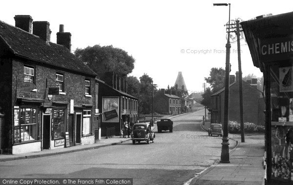 Photo of Wordsley, Lower High Street c1955