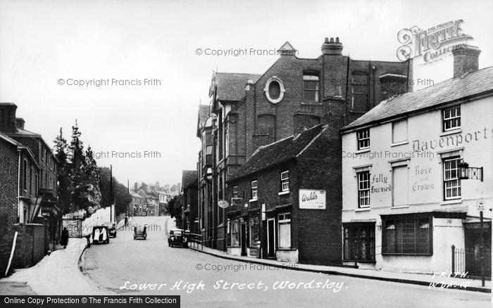 Photo of Wordsley, Lower High Street c.1955