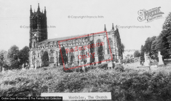 Photo of Wordsley, The Church c.1960
