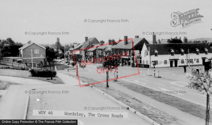 Photo of Wordsley, The Cross Roads c.1965