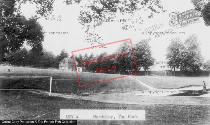 Photo of Wordsley, The Park c.1955