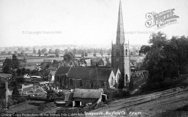 Photo of Worfield, St Peter's Church 1898