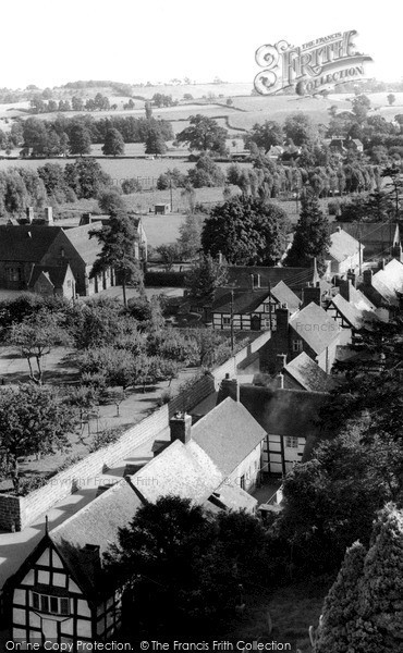 Photo of Worfield, The Village c.1960