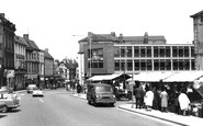 Worksop, Bridge Street Market c1965