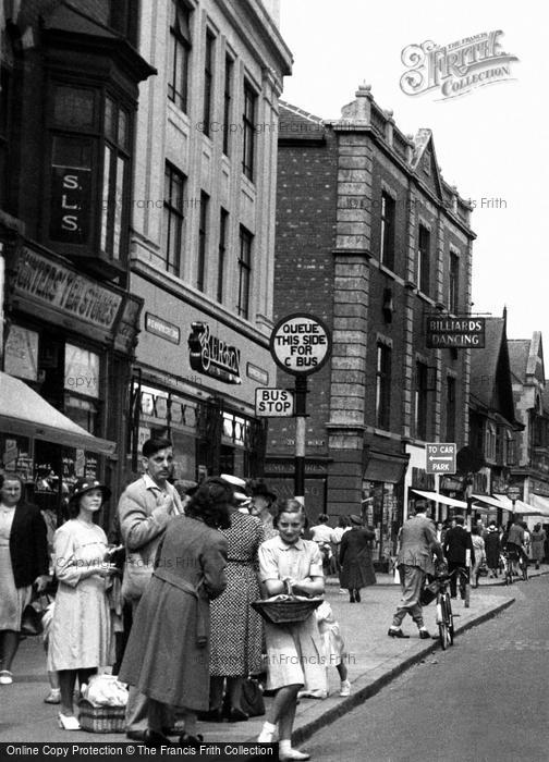 Photo of Worksop, Shopping On Bridge Street c.1965