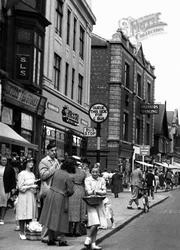 Shopping On Bridge Street c.1965, Worksop