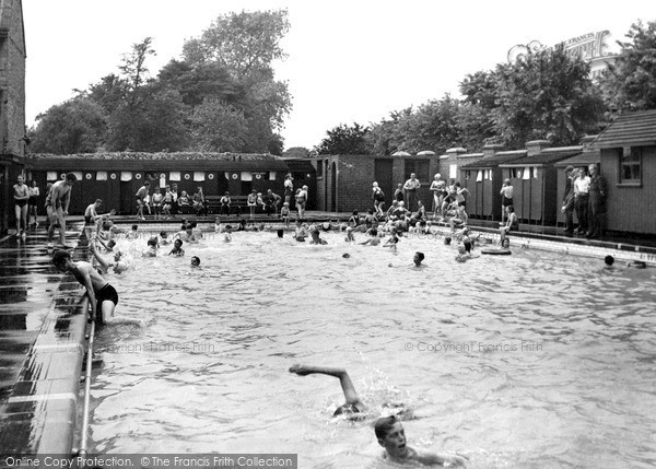 Photo of Worksop, the Swimming Pool c1955