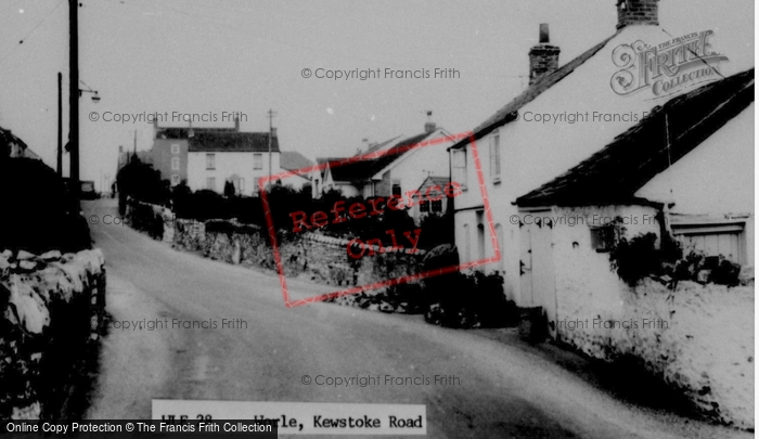 Photo of Worle, Kewstoke Road c.1955