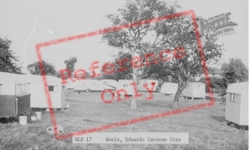 The Edwards Caravan Site c.1955, Worle