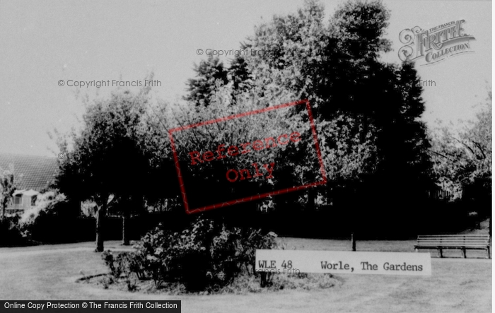 Photo of Worle, The Gardens c.1960