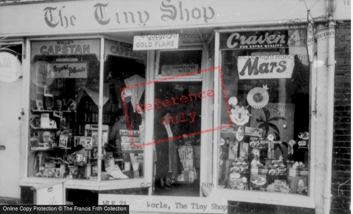 Photo of Worle, The Tiny Shop c.1955