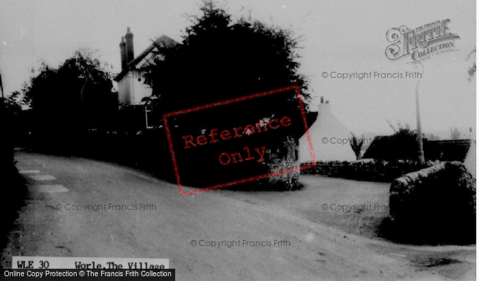 Photo of Worle, The Village c.1955