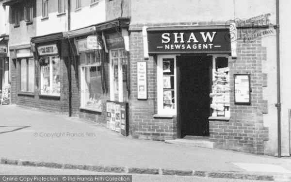 Photo of Wormley, Shaw's Newsagent, High Road c.1955