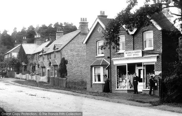 Photo of Wormley, Wormley Hill Post Office 1909