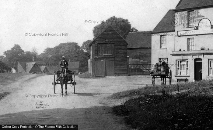 Photo of Worplesdon, Horse And Carts 1904