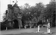 Worsley, Entrance to Worsley Hall c1950