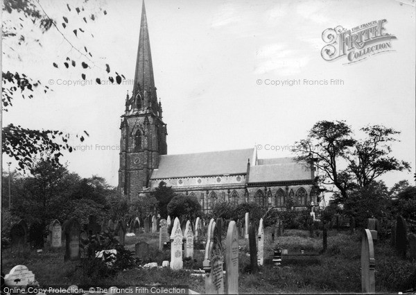 Photo of Worsley, St Mark's Church c.1955