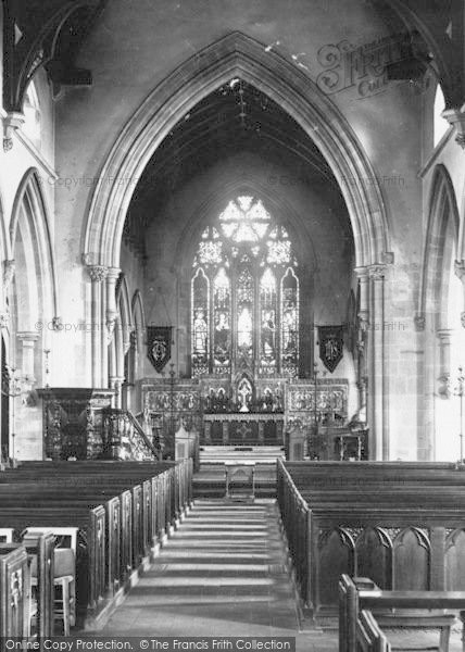Photo of Worsley, St Mark's Church Interior 1889