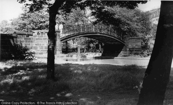 Photo of Worsley, The Humpbacked Bridge c.1955
