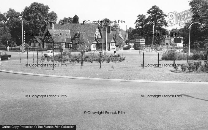 Photo of Worsley, The Roundabout And Court House c.1960