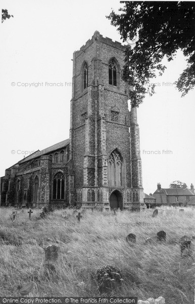 Photo of Worstead, St Mary's Church c.1955