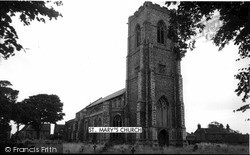 St Mary's Church c.1955, Worstead