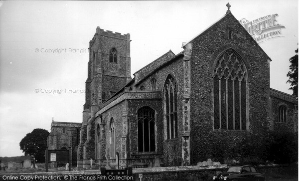 Photo of Worstead, St Mary's Church c.1955