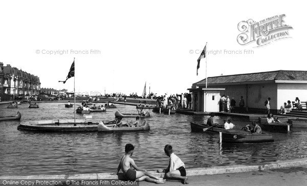 Photo of Worthing, Children's Boating Lake c.1955