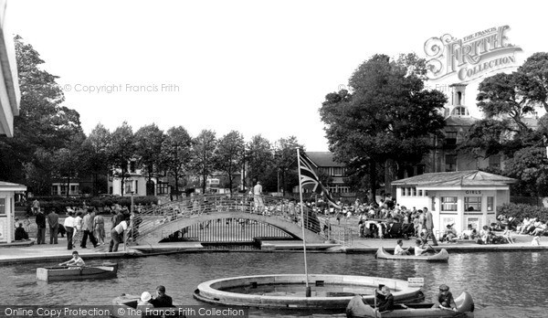 Photo of Worthing, Children's Boating Pool c1955