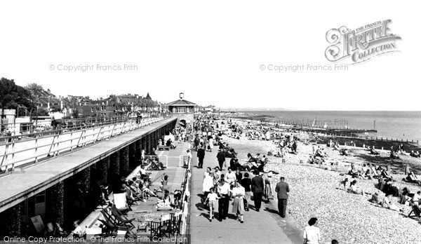 Photo of Worthing, East Beach Chalets c.1955