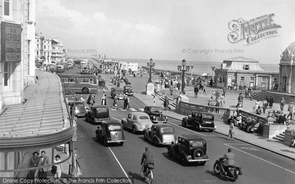 Photo of Worthing, Marine Parade 1954