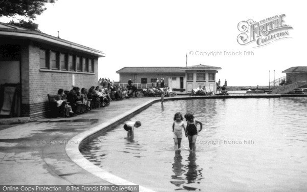 Photo of Worthing, Paddling Pool c1955